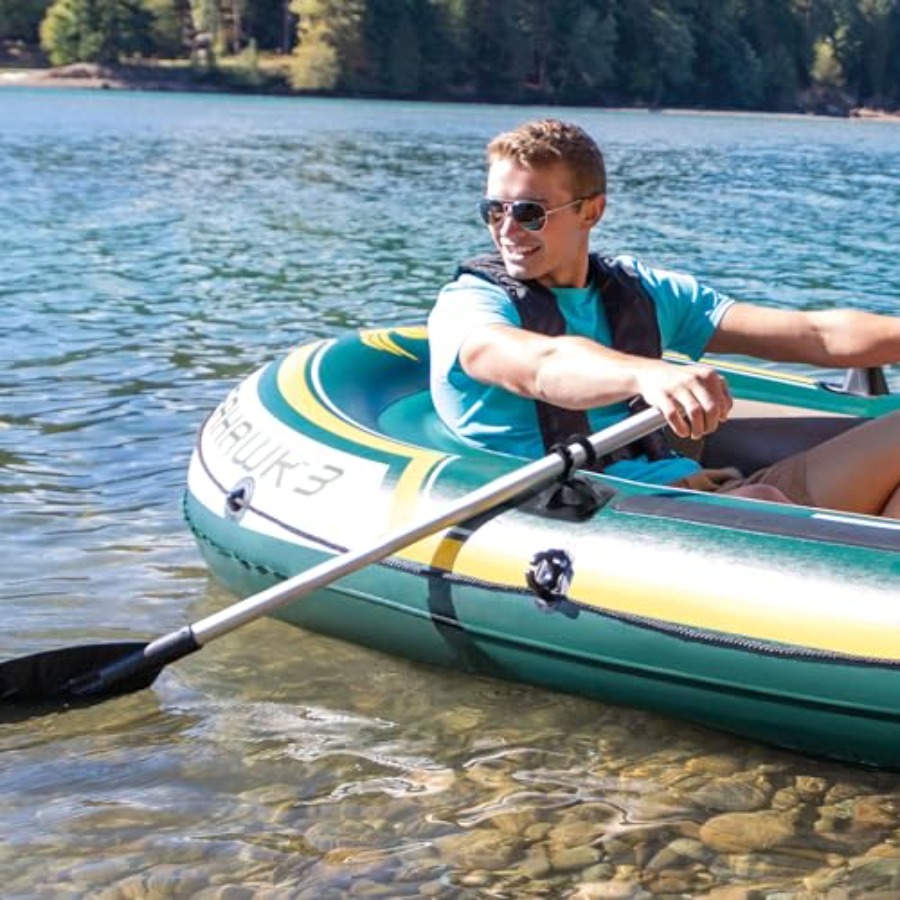 Inflatable Fishing Boat with O - Fishing Boat Oar incelemesi ve fiyatı