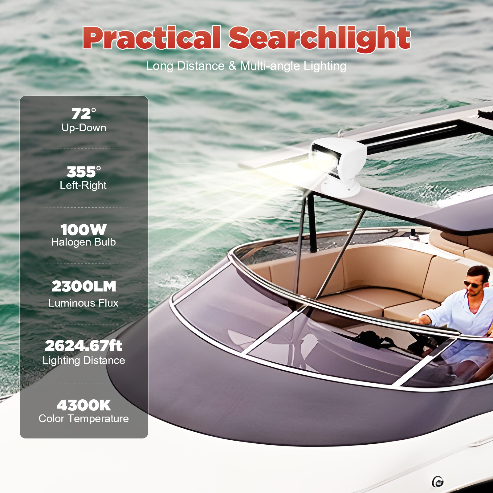 Spotlight Marine Spot Light Bo - Fishing Boat Trailer incelemesi ve fiyatı