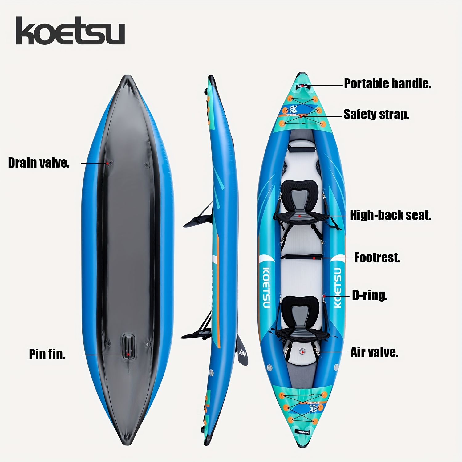 KOETSU P03 brushed inflatable  - Fishing Boat Inflatable incelemesi ve fiyatı
